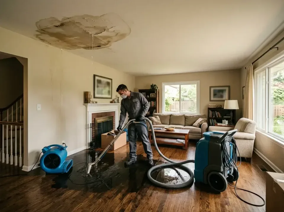 attic-pipe-burst-ceiling-drip-008 — frequently asked questions, Water Damage Restoration & Carpet Care in Timberlane, LA
